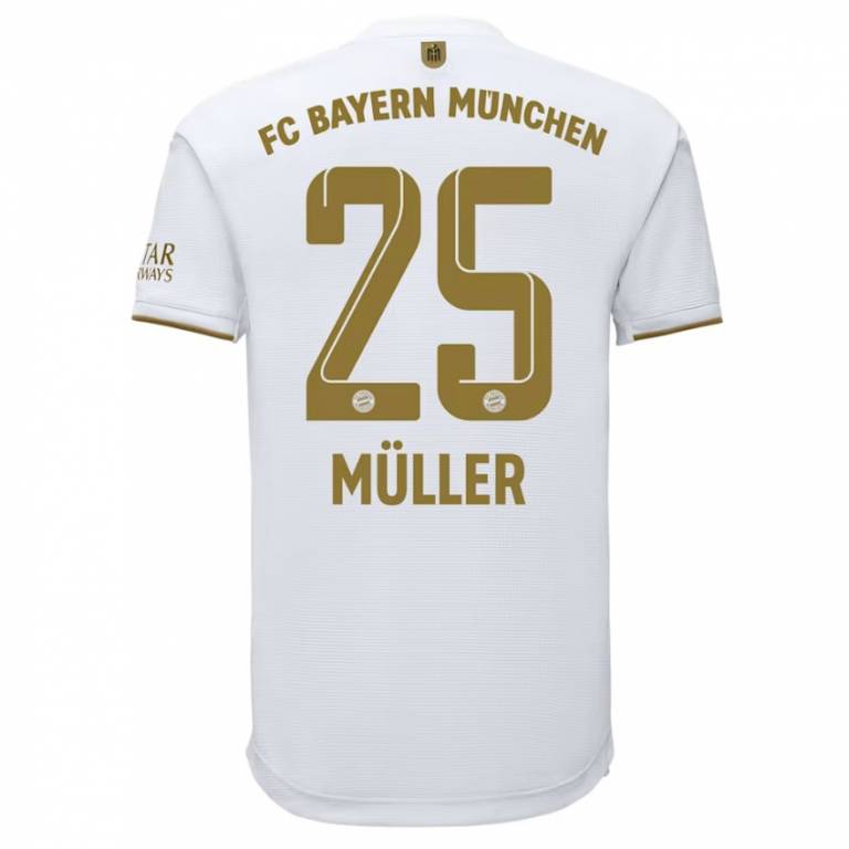 MAILLOT BAYERN MUNICH EXTERIEUR 2022-23 MULLER