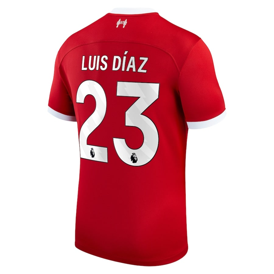 MAILLOT LIVERPOOL DOMICILE 2023 2024 LUIS DIAZ (2)