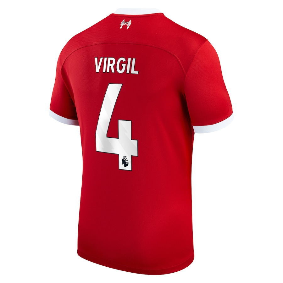 MAILLOT LIVERPOOL DOMICILE 2023 2024 VIRGIL (2)