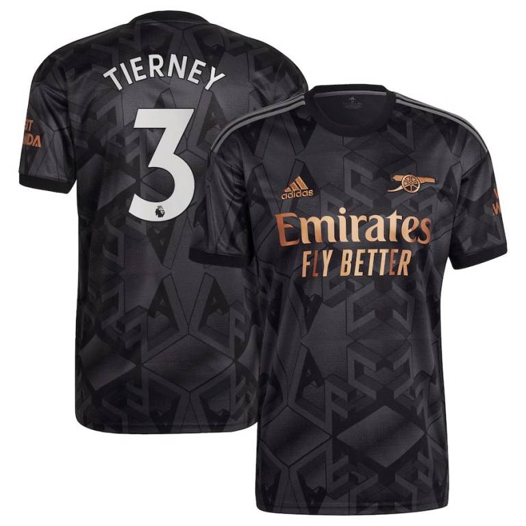 Arsenal Away Shirt 2022 2023 TIERNEY (1)