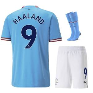 Maillot Enfant Manchester City Domicile 2022 2023 Haaland (1)