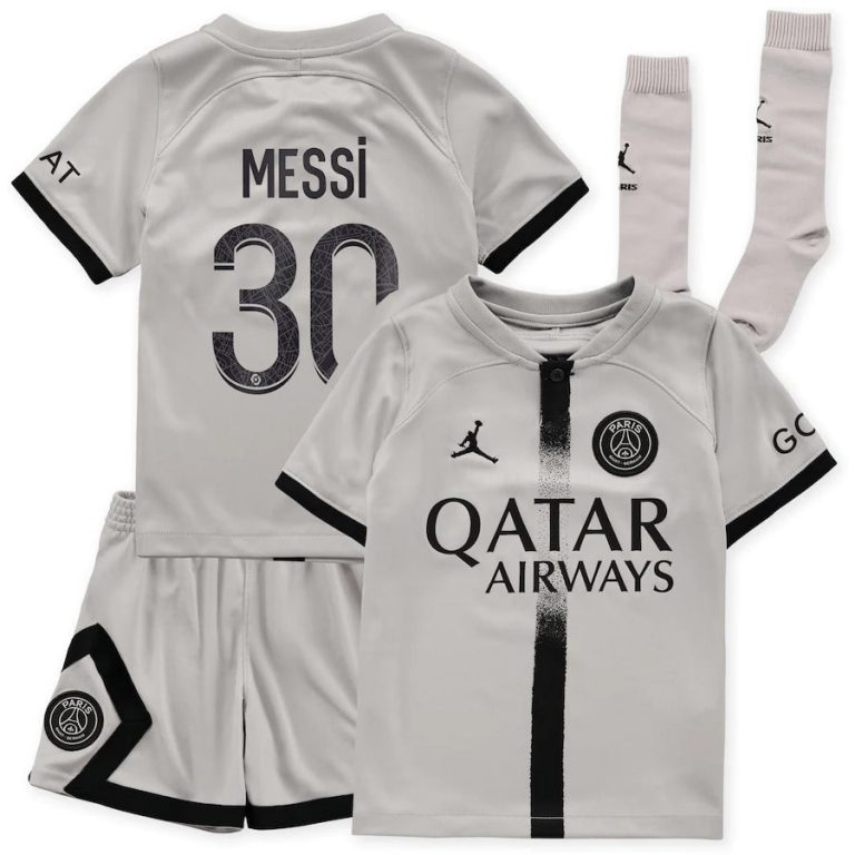 PSG Jordan Lionel Messi Kids Jersey 2022 2023