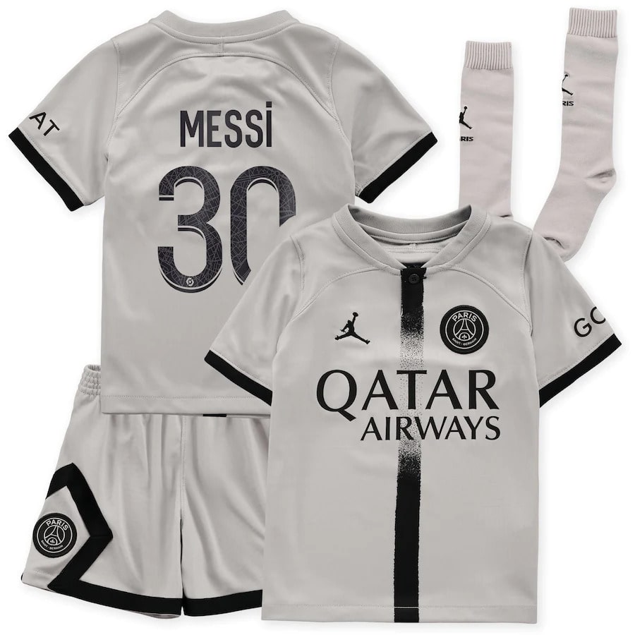Maillot Enfant PSG Jordan Exterieur Lionel Messi 2022 2023