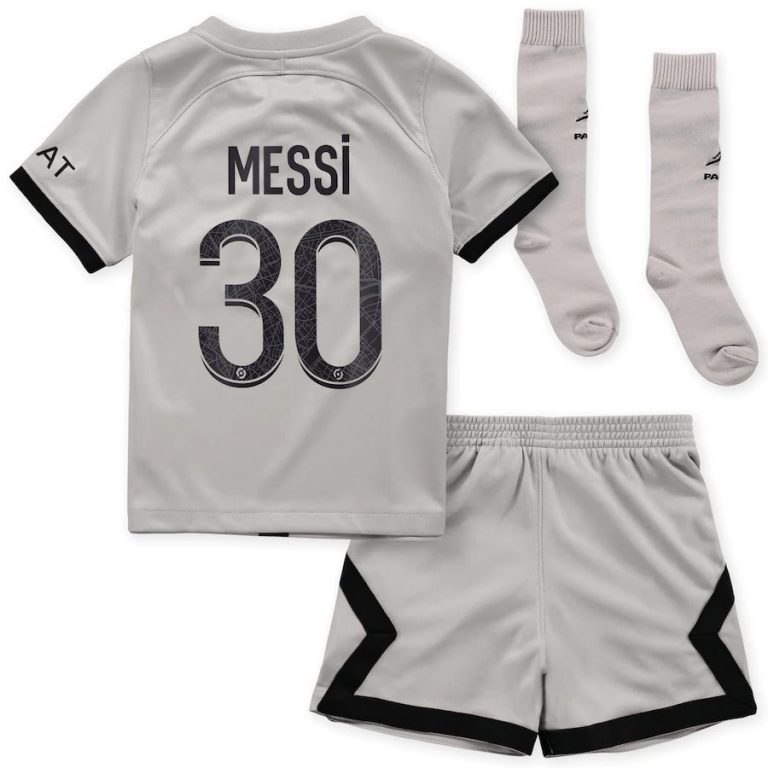 PSG Jordan Away Lionel Messi Child Jersey 2022 2023 (3)