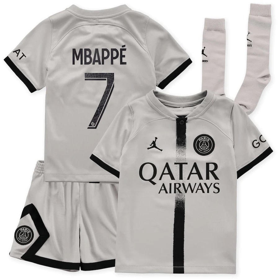 MAILLOT PSG ENFANT kit (Extérieur ) Mbappé EUR 33,00 - PicClick FR