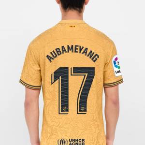 MAILLOT MAILLOT FC BARCELONE EXTERIEUR 2022-23 AUBAMEYANG (1)FC BARCELONE EXTERIEUR 2022-23 AUBAMEYANG (1)