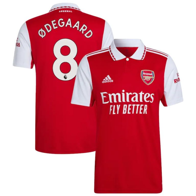 Arsenal Home Shirt 2022 2023 ODEGAARD ​​(1)