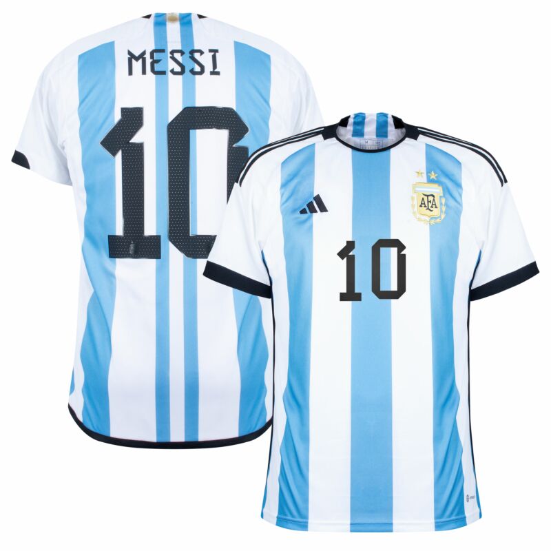 2022 adidas Lionel Messi Argentina Home Jersey - SoccerPro