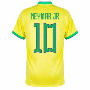 Kid's  Neymar Brazil 22/23 Home Nike Futbol Sports Soccer Jersey