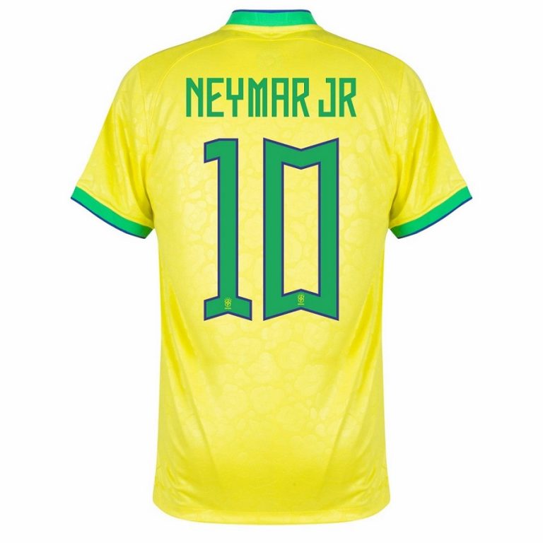 NEYMAR JR 2022 WORLD CUP BRAZIL HOME JERSEY
