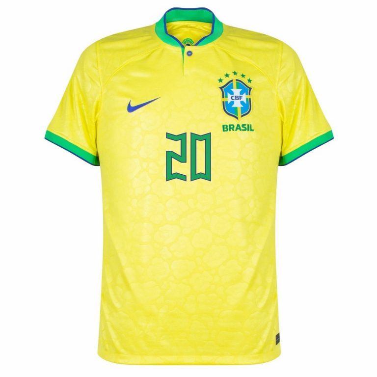 BRAZIL HOME JERSEY WORLD CUP 2022 VINI JR (03)