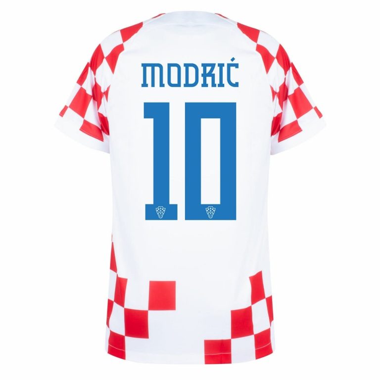 #10 Luka Modrić Croatia Home Jersey 2022/23