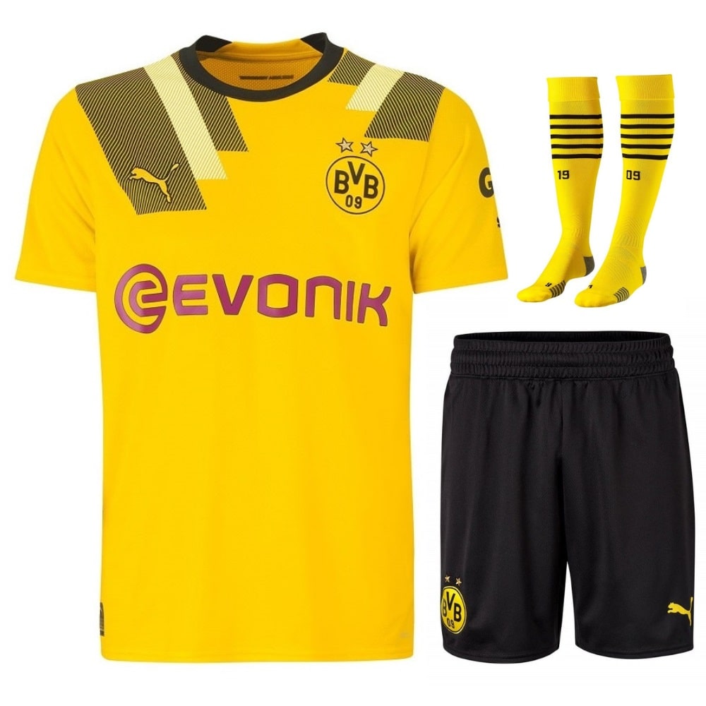 MAILLOT KIT ENFANT DORTMUND THIRD 2022 2023 1 - Elite Tenue : dévoiler le meilleur Magasins de football haut de gamme Maillots