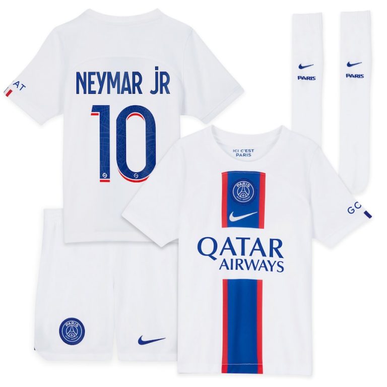 Maillot Domicile Kit Psg 2022/23 Enfant - Neymar Jr 10 - Fort Maillot