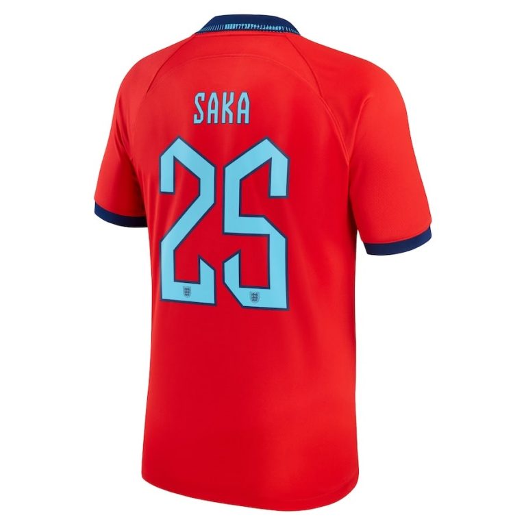 ENGLAND AWAY WORLD CUP 2022 SAKA SHIRT