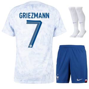 2022 WORLD CUP FRENCH AWAY TEAM CHILDREN'S SHIRT GRIEZMANN (01)