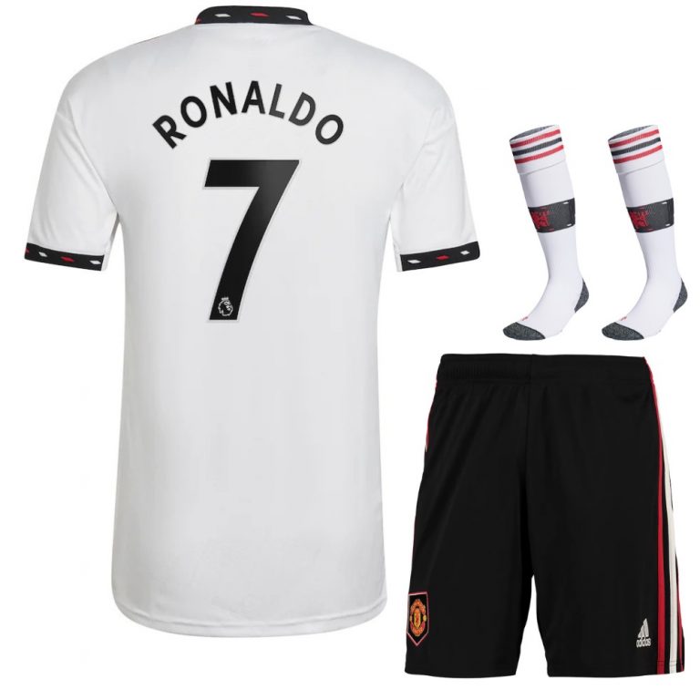 Maillot Cristiano Ronaldo Manchester United Extérieur 2022-2023