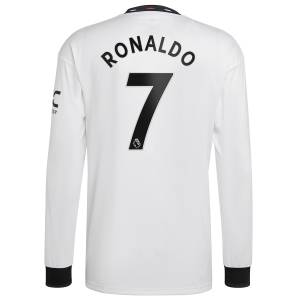 MAILLOT MANCHESTER UNITED AWAY MANCHES LONGUES 22-23 RONALDO (1)
