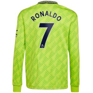 MAILLOT MANCHESTER UNITED THIRD MANCHES LONGUES 22-23 RONALDO (1)