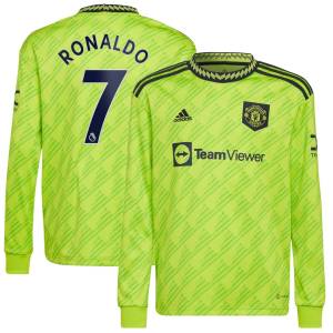 MAILLOT MANCHESTER UNITED THIRD MANCHES LONGUES 22-23 RONALDO