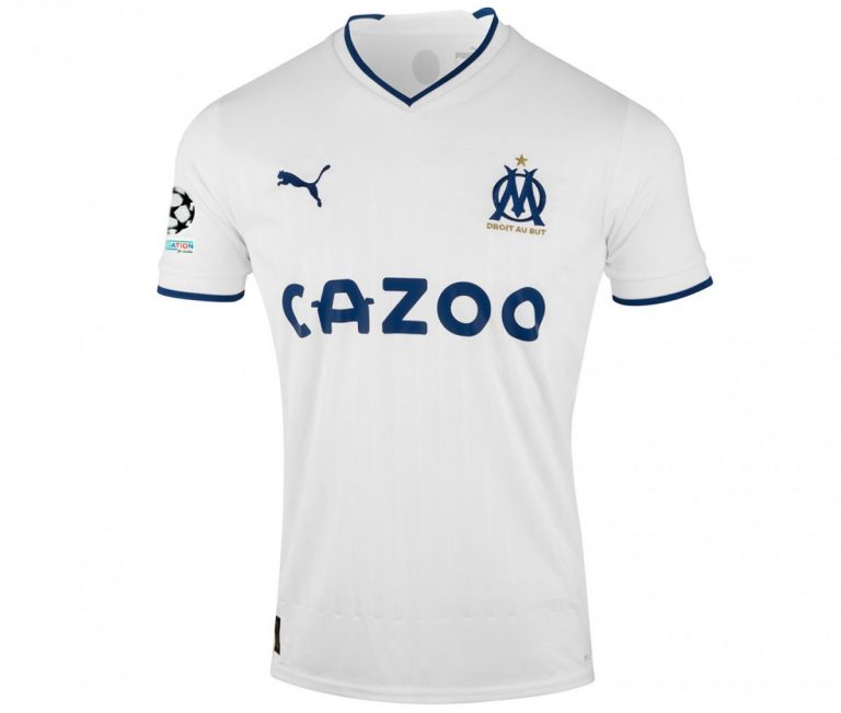 MAILLOT OM DOMICILE UCL CLAUSS 2022 2023 (3)