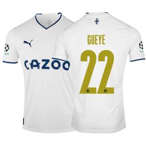 MAILLOT OM DOMICILE UCL GUEYE 2022 2023 (1)