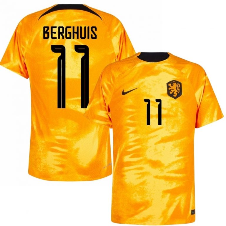 NETHERLANDS HOME JERSEY WORLD CUP 2022 BERGHUIS (1)