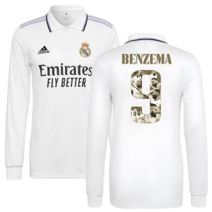 2019/20 adidas Karim Benzema Real Madrid Home Jersey - SoccerPro