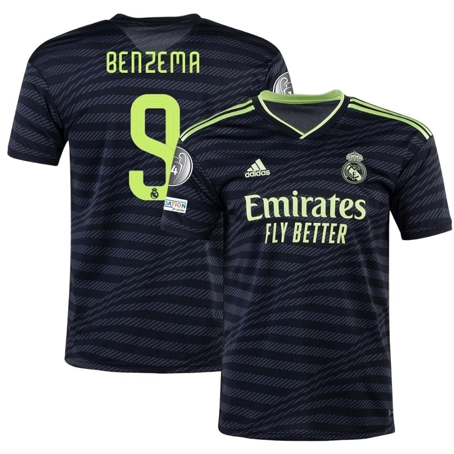 Benzema Pantalón y Camiseta Real Madrid 1ª Equipación 2022/23 para Niños -  Cuirz