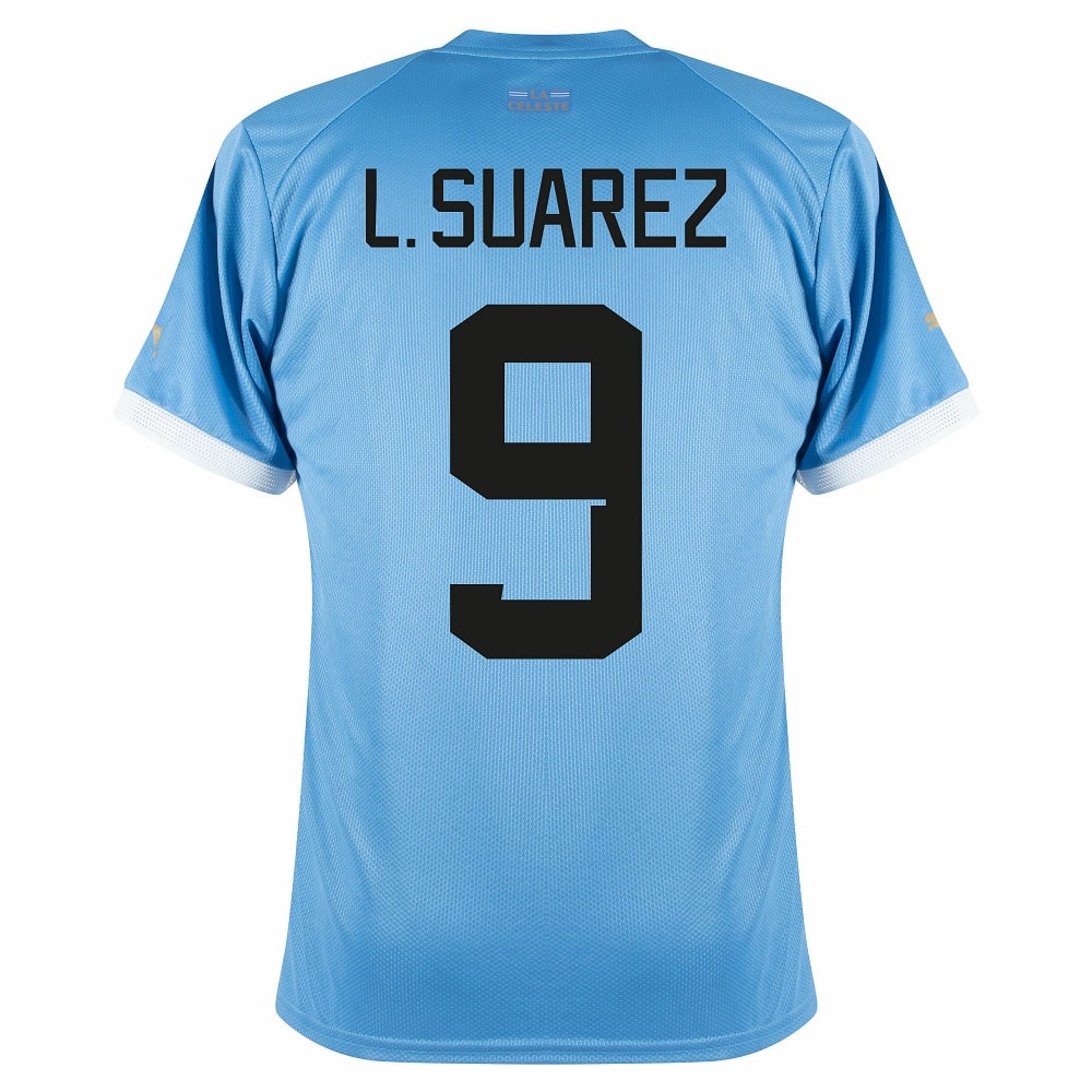 MAILLOT URUGUAY DOMICILE 2023 2024 L.SUAREZ (2)