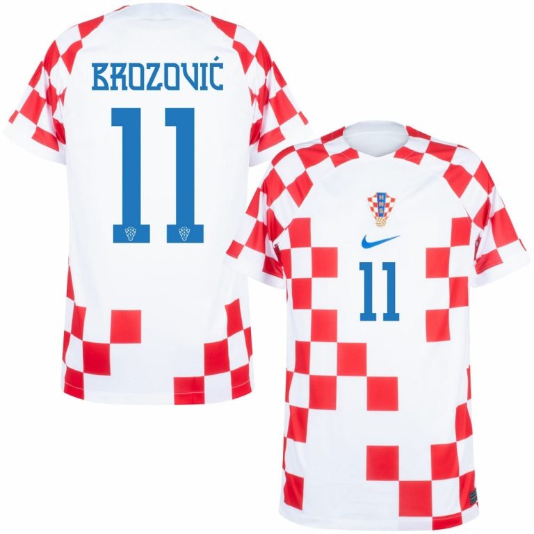 CROATIA HOME JERSEY WORLD CUP 2022 BROZOVIC