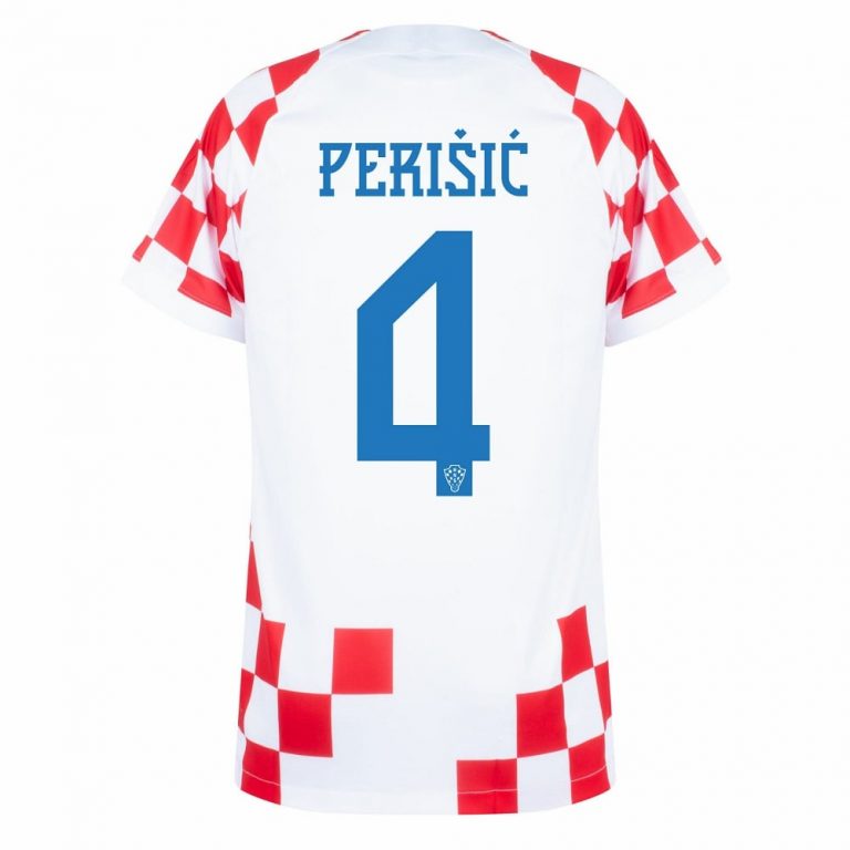 Ivan Perišić 4 Croatia 2022-23 Youth Home Jersey National Team World -  Praise To Heaven