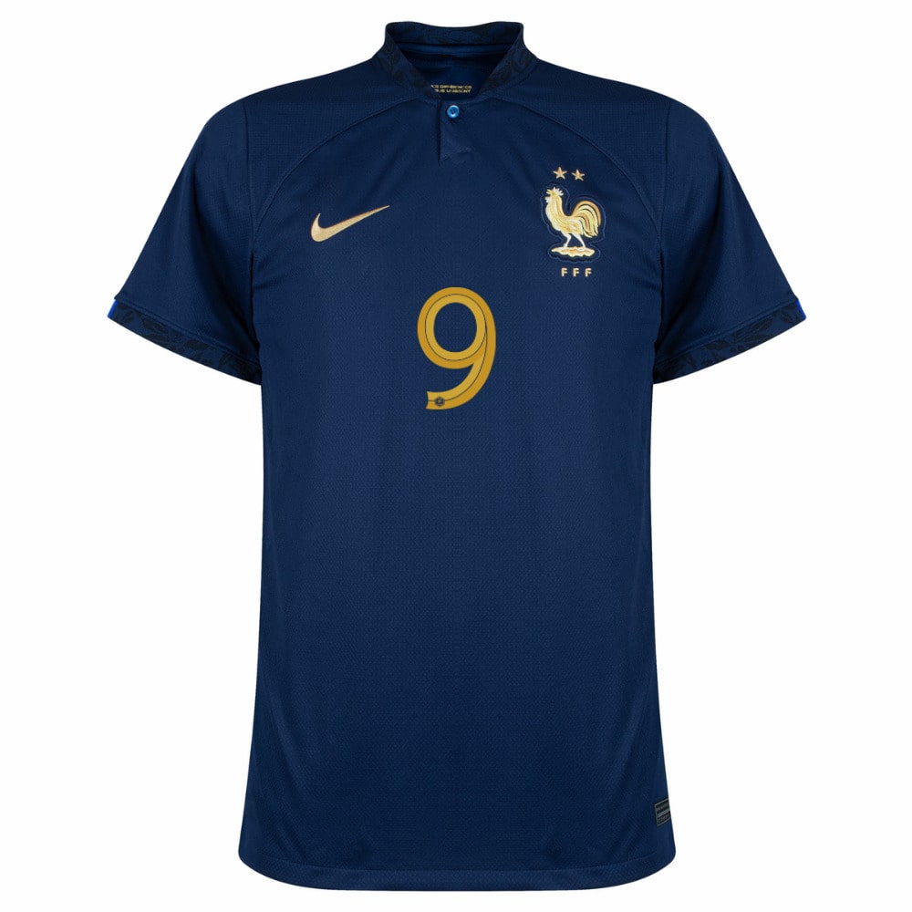MAILLOT EQUIPE DE FRANCE DOMICILE COUPE DU MONDE 2022 GIROUD (02)
