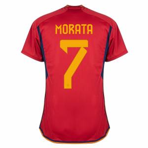 SPAIN HOME JERSEY WORLD CUP 2022 MORATA
