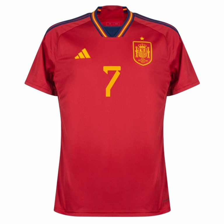 MAILLOT ESPAGNE DOMICILE COUPE DU MONDE 2022 MORATA (3)