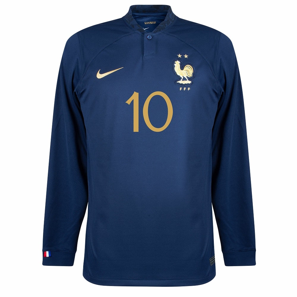 MAILLOT FRANCE DOMICILE COUPE DU MONDE 2022 MBAPPE M-L (2)