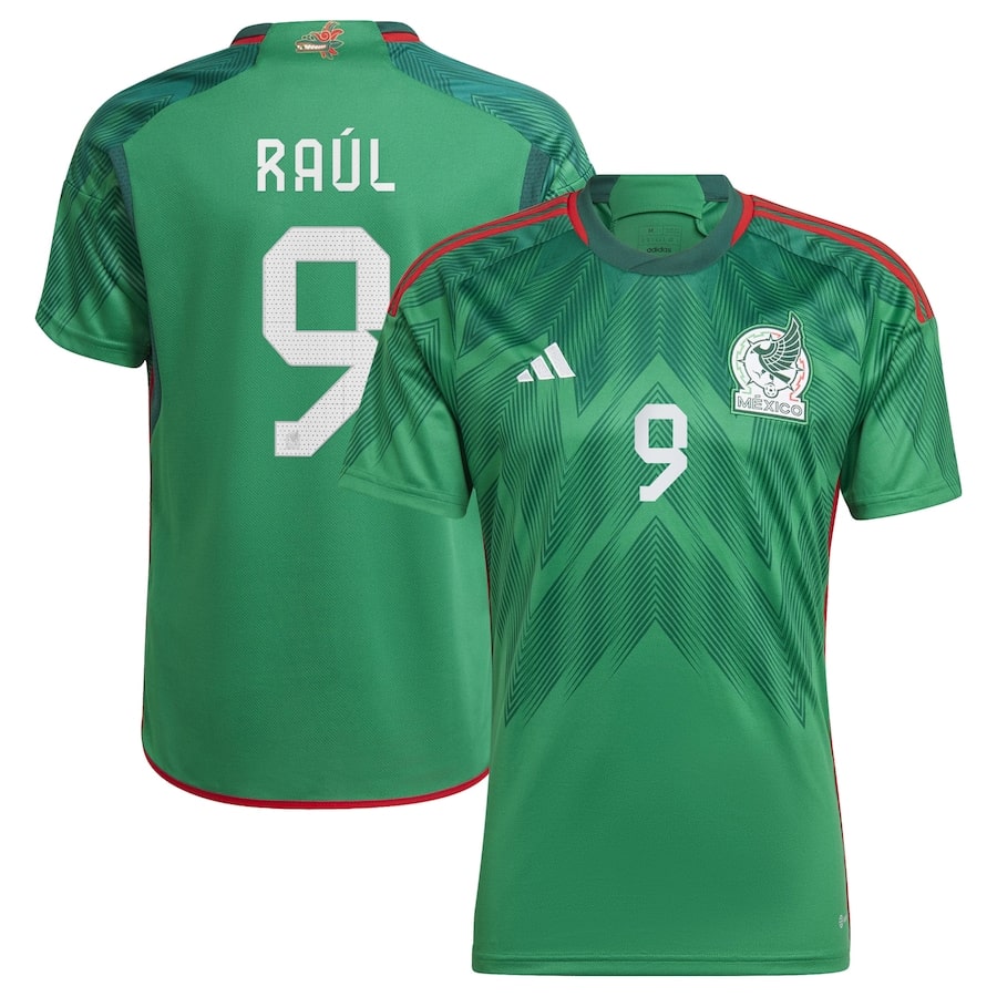 MEXICO WORLD CUP 2022 HOME JERSEY RAUL
