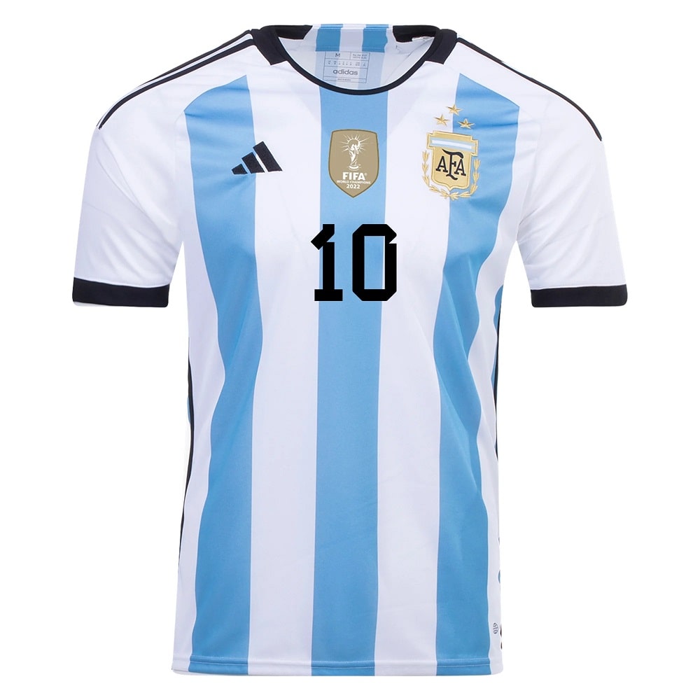 MAILLOT ARGENTINE 3 ETOILES DOMICILE 2022 2023 MESSI (2)