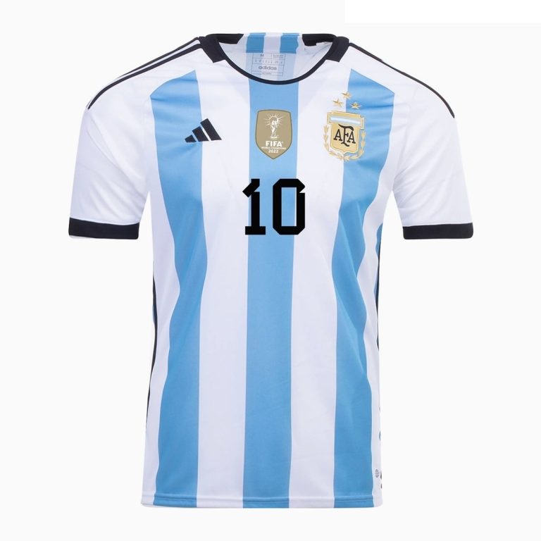 ARGENTINA 3 STAR HOME JERSEY 2022 2023 MESSI (3)