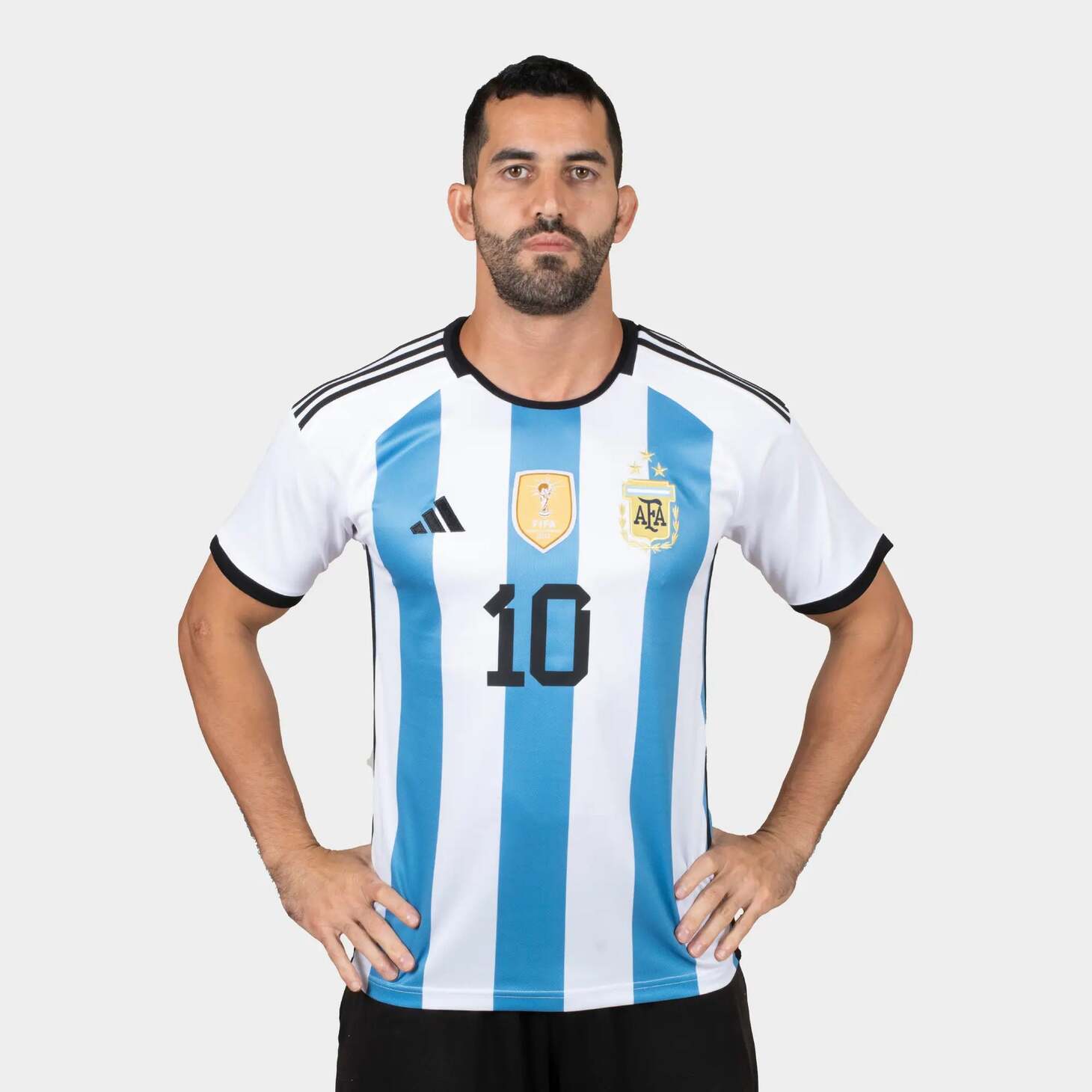 MAILLOT ARGENTINE 3 ETOILES DOMICILE 2022 2023 MESSI (4)
