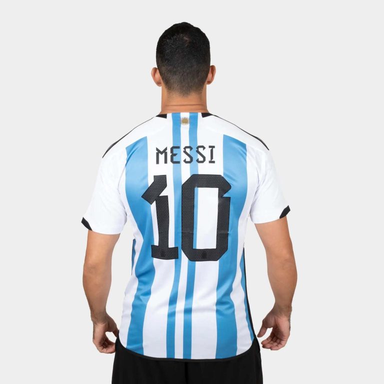 ARGENTINA 3 STAR HOME JERSEY 2022 2023 MESSI (5)