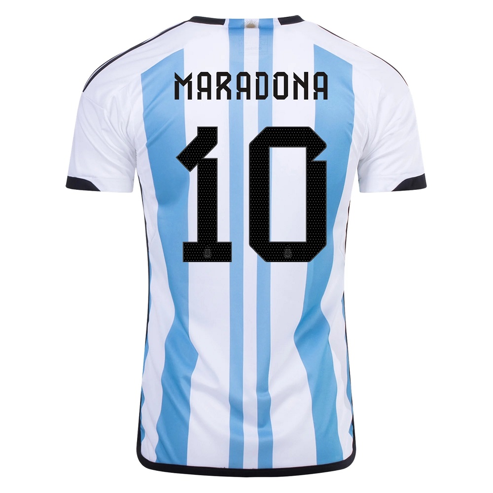 MAILLOT ARGENTINE 3 ETOILES DOMICILE 2022-23 MARADONA (3)