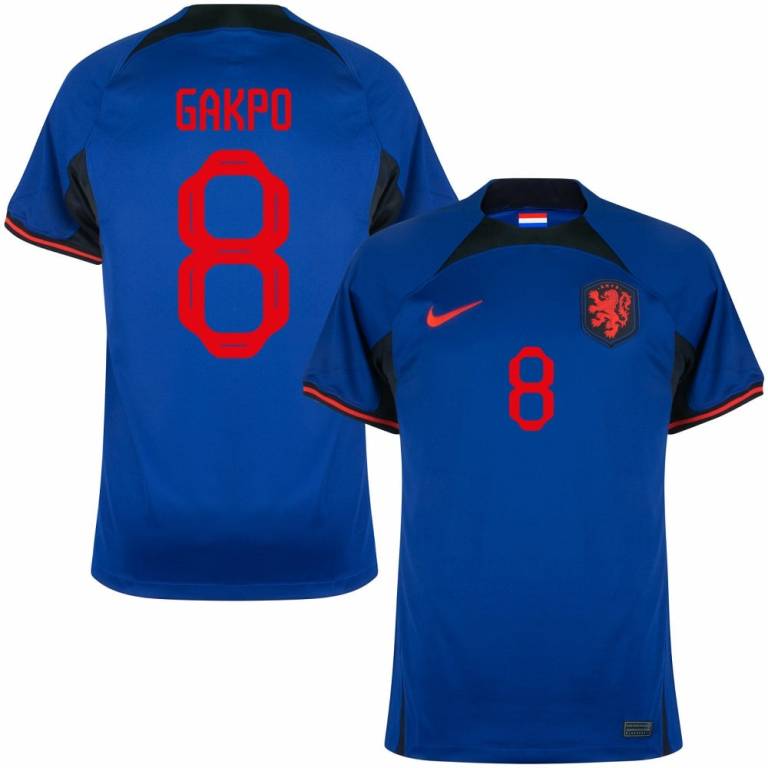 NETHERLANDS AWAY WORLD CUP 2022 GAKPO JERSEY (1)