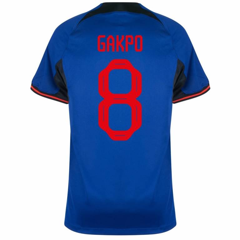 NETHERLANDS AWAY WORLD CUP 2022 GAKPO JERSEY (2)