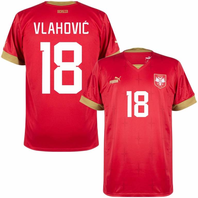 SERBIA HOME JERSEY WORLD CUP 2022 VLAHOVIC (1)
