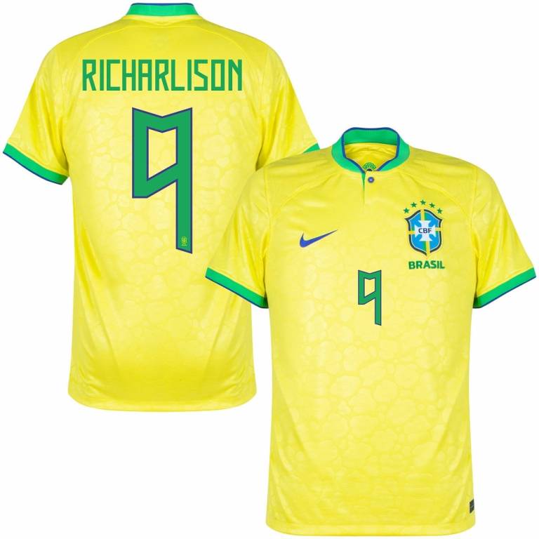 BRAZIL HOME JERSEY WORLD CUP 2022 RICHARLISON (1)