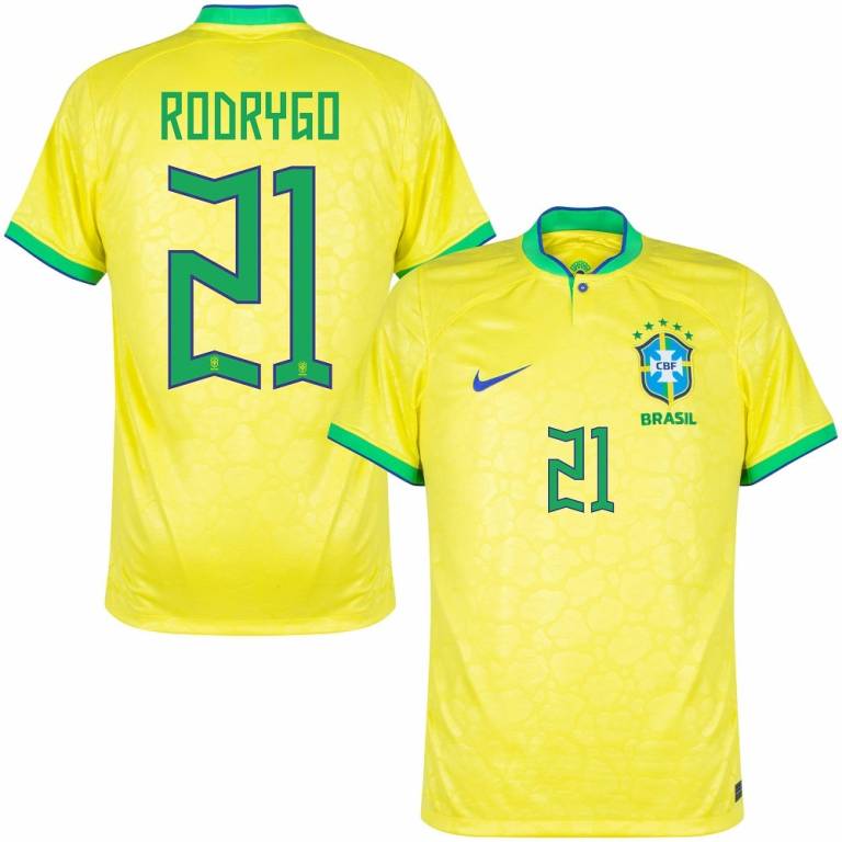 BRAZIL HOME JERSEY WORLD CUP 2022 RODRYGO (1)
