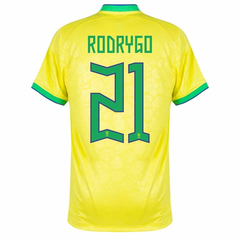 BRAZIL HOME JERSEY WORLD CUP 2022 RODRYGO (2)