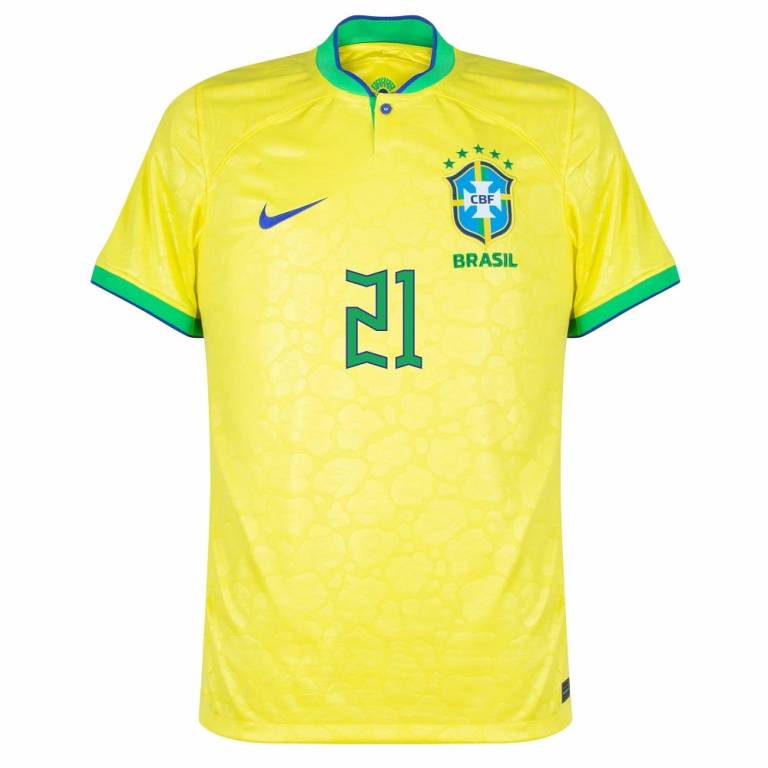 BRAZIL HOME JERSEY WORLD CUP 2022 RODRYGO (3)
