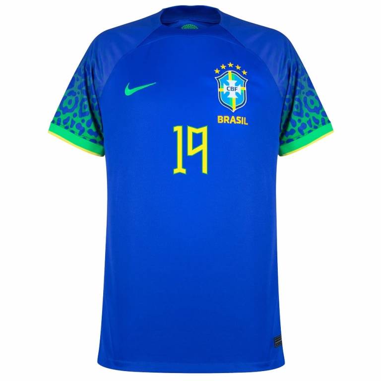 BRAZIL AWAY WORLD CUP 2022 ANTONY JERSEY (3)